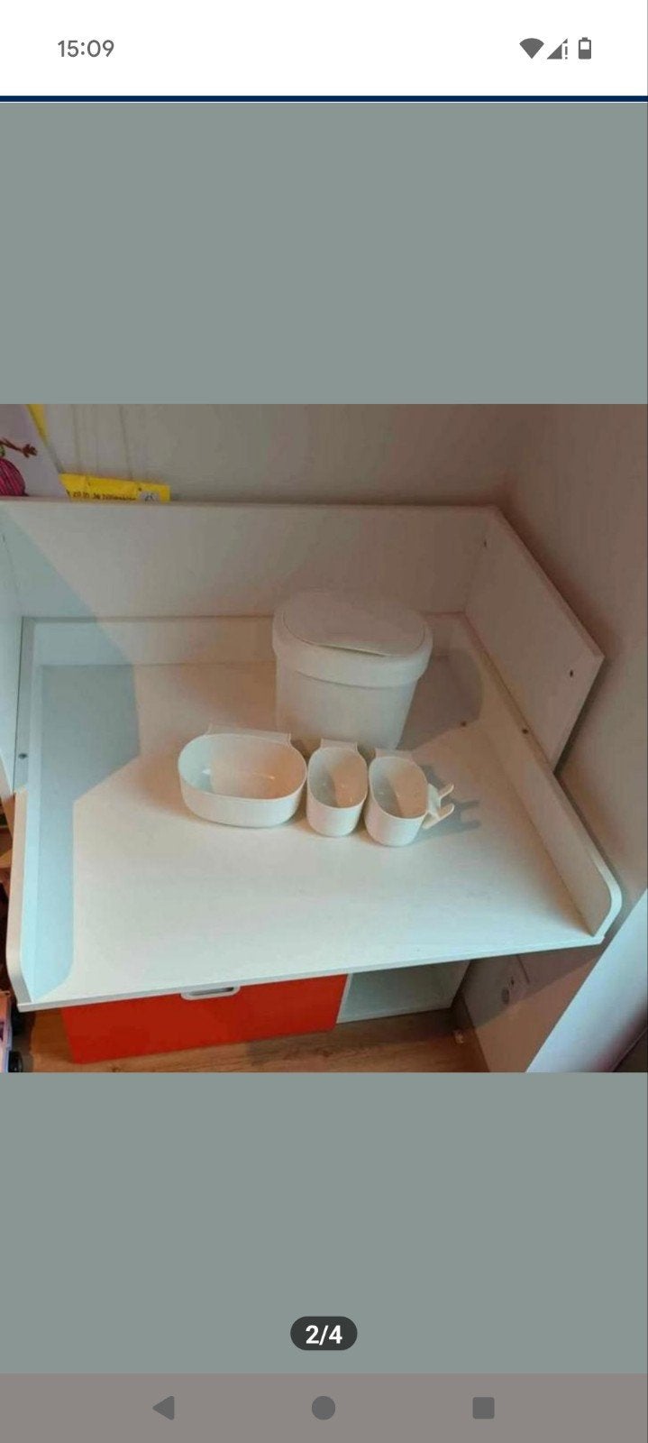 verzorgingstafel/ bureau, Ophalen, Zo goed als nieuw