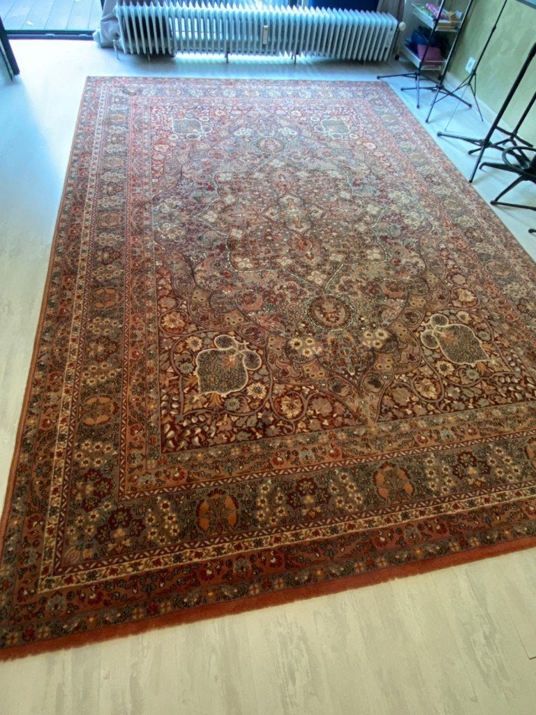 Rood Perzisch tapijt 250x350cm, Ophalen, Perzisch, 200 cm of meer, Zo goed als nieuw