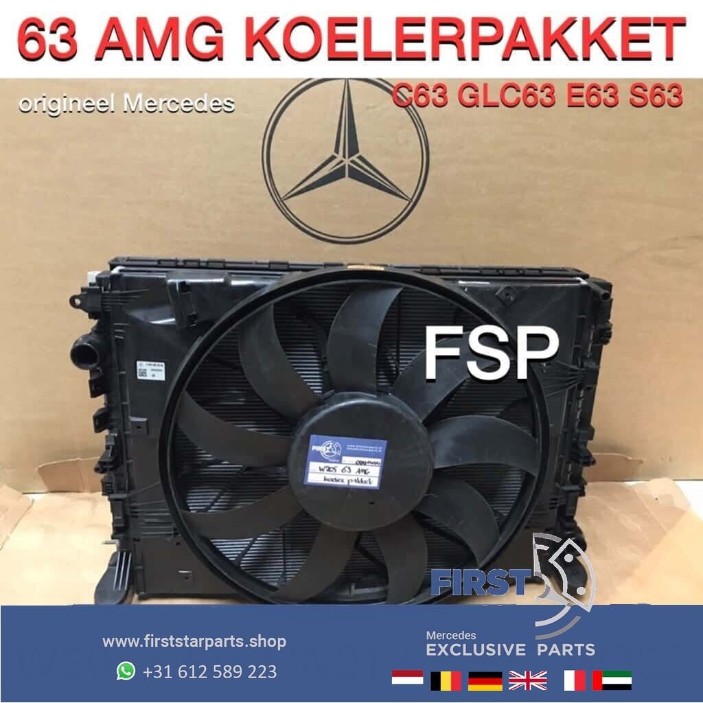 63 AMG KOELERPAKKET W205 C63 W253 GLC63 W213 E63 W222 S63 AM, Auto-onderdelen, Motor en Toebehoren, Gebruikt, -, Ophalen of Verzenden