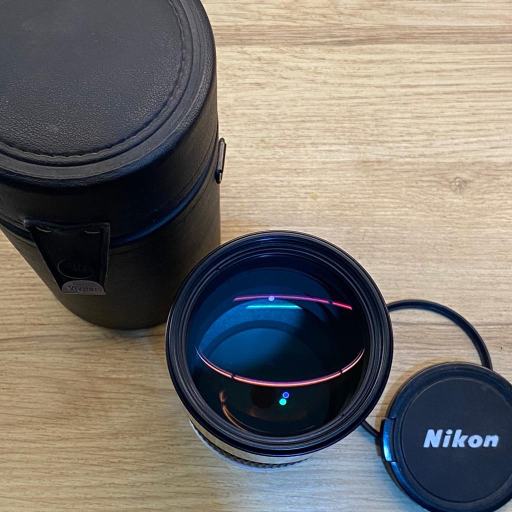 Nikon Nikkor ED 180mm f2.8 Ais *als nieuw, Audio, Tv en Foto, Fotocamera's Analoog, Ophalen of Verzenden, Zo goed als nieuw, Spiegelreflex