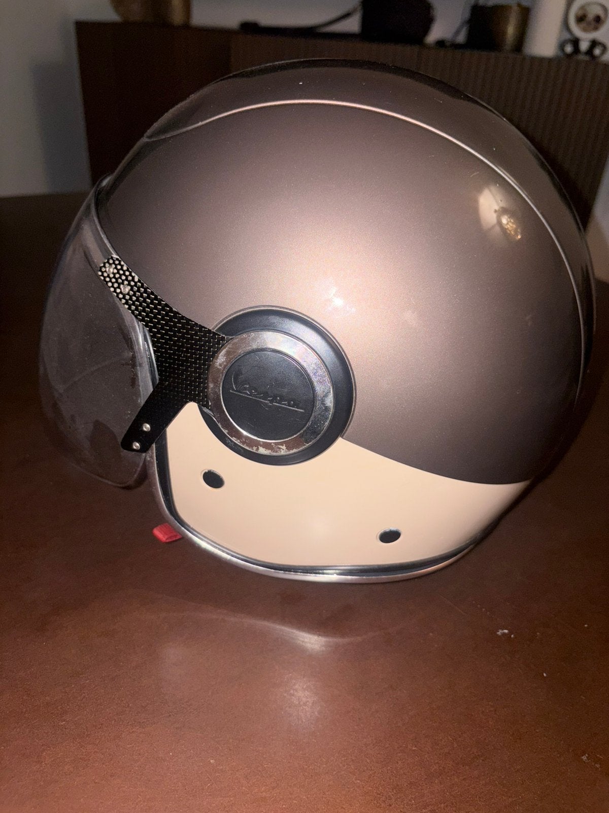 Vespa helm XL, Fietsen en Brommers, Ophalen of Verzenden, Zo goed als nieuw