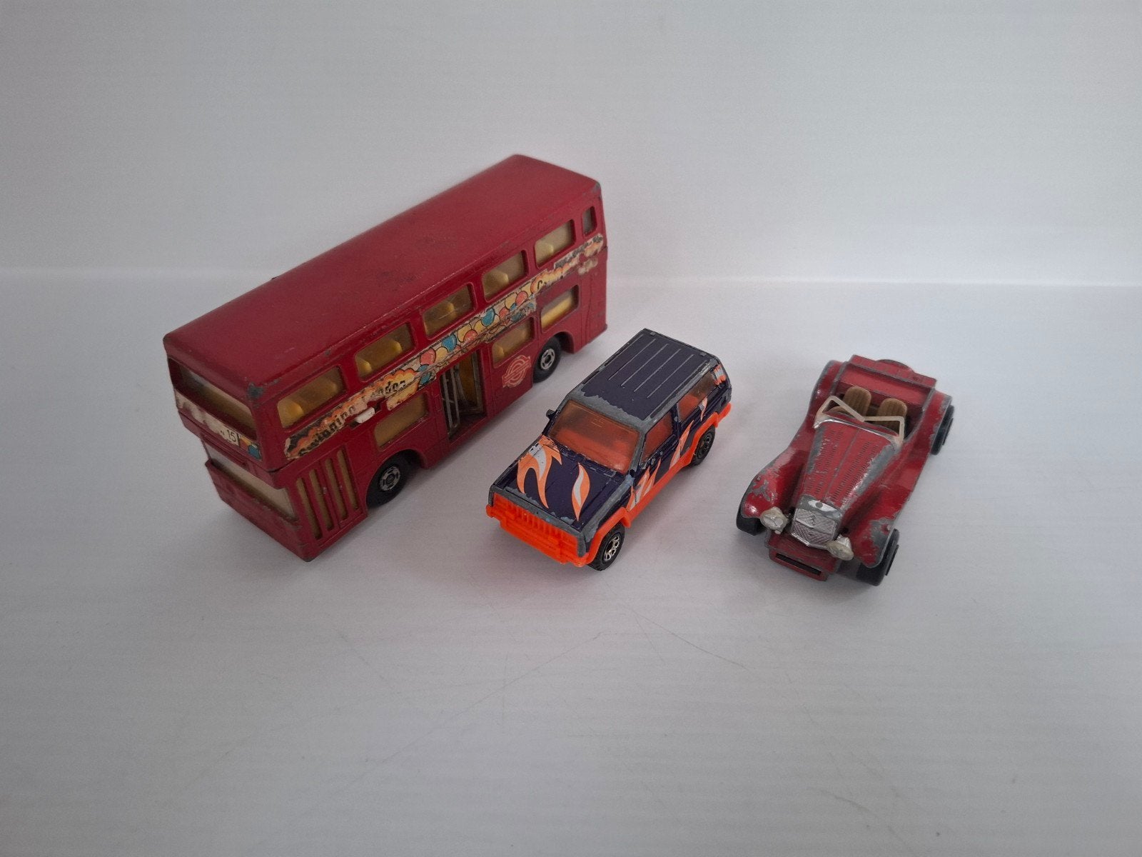 Voitures anciennes Matchbox et bus K15 London, Hobby & Loisirs créatifs, Enlèvement ou Envoi, Utilisé, Voiture, Lesney
