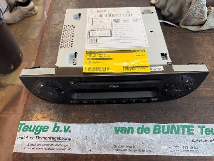 Radio/Lecteur CD d'un Fiat 500, -, 3 mois de garantie, Utilisé, Fiat
