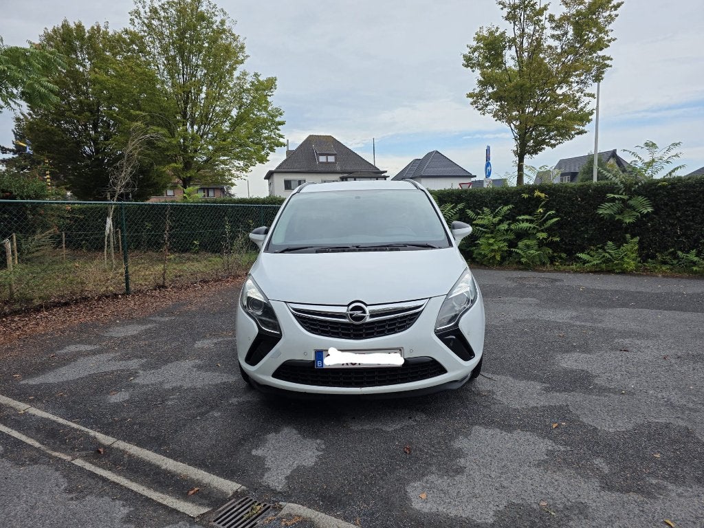 Opel Zafira Tourer 2.0 CDTi 7 zitplaatsen, Auto's, Opel, Voorwielaandrijving, Euro 5, 1956 cc, Zwart
