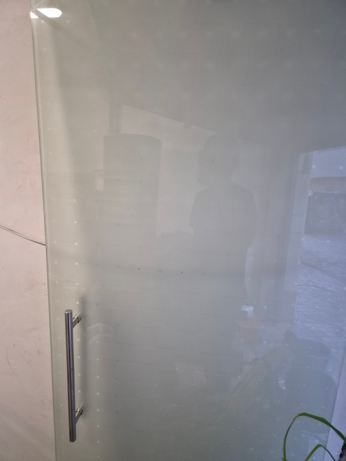 Glazen deur tweerichting, Doe-het-zelf en Bouw, Deuren en Vliegenramen, Ophalen of Verzenden