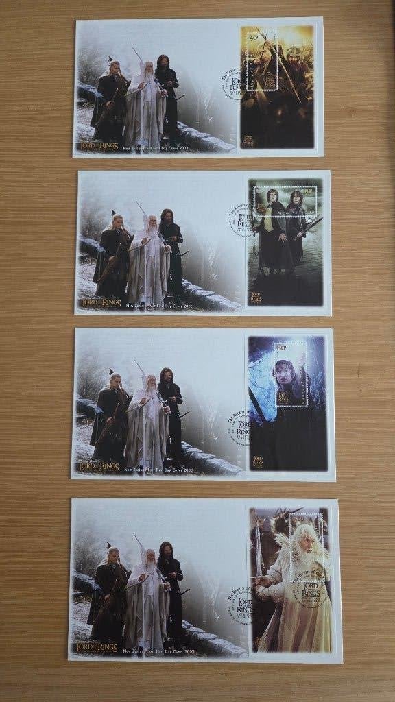 Lord of the Rings : 4x First Day Cover Envel (2003), Verzamelen, Ophalen of Verzenden, Nieuw