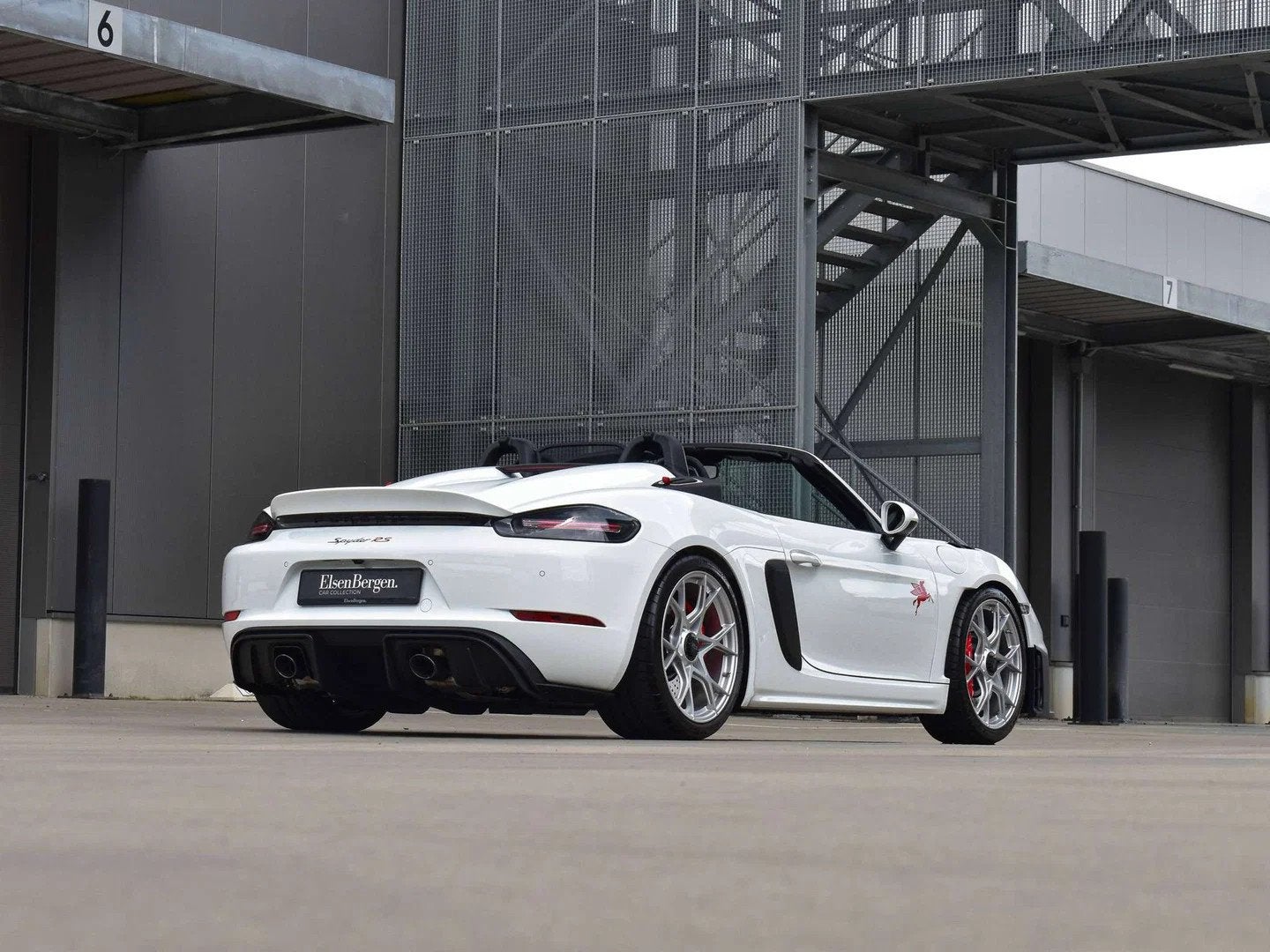 Porsche 718 Spyder RS / 4.0 PDK / Pure White / 1st Owner, Auto's, Porsche, Automaat, Lichtsensor, Gebruikt, Zwart