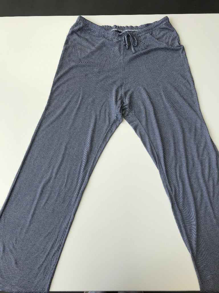 Pantalon de pyjama rayé bleu/blanc taille XS, H&M, Enlèvement ou Envoi, Comme neuf, Taille 34 (XS) ou plus petite