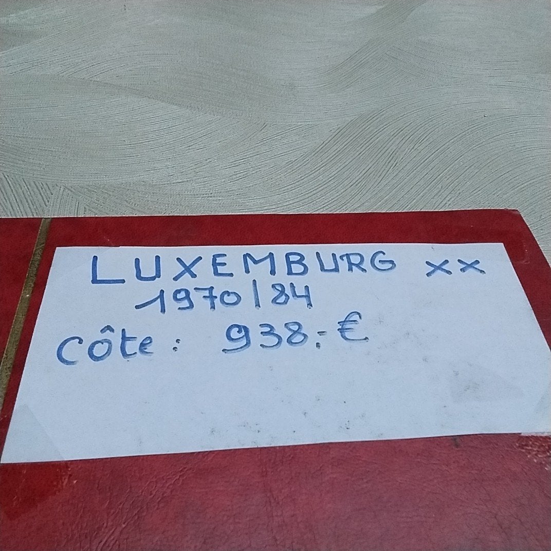 LUXEMBURG postfris 1970/1984 met cote 938,00 €, Ophalen of Verzenden