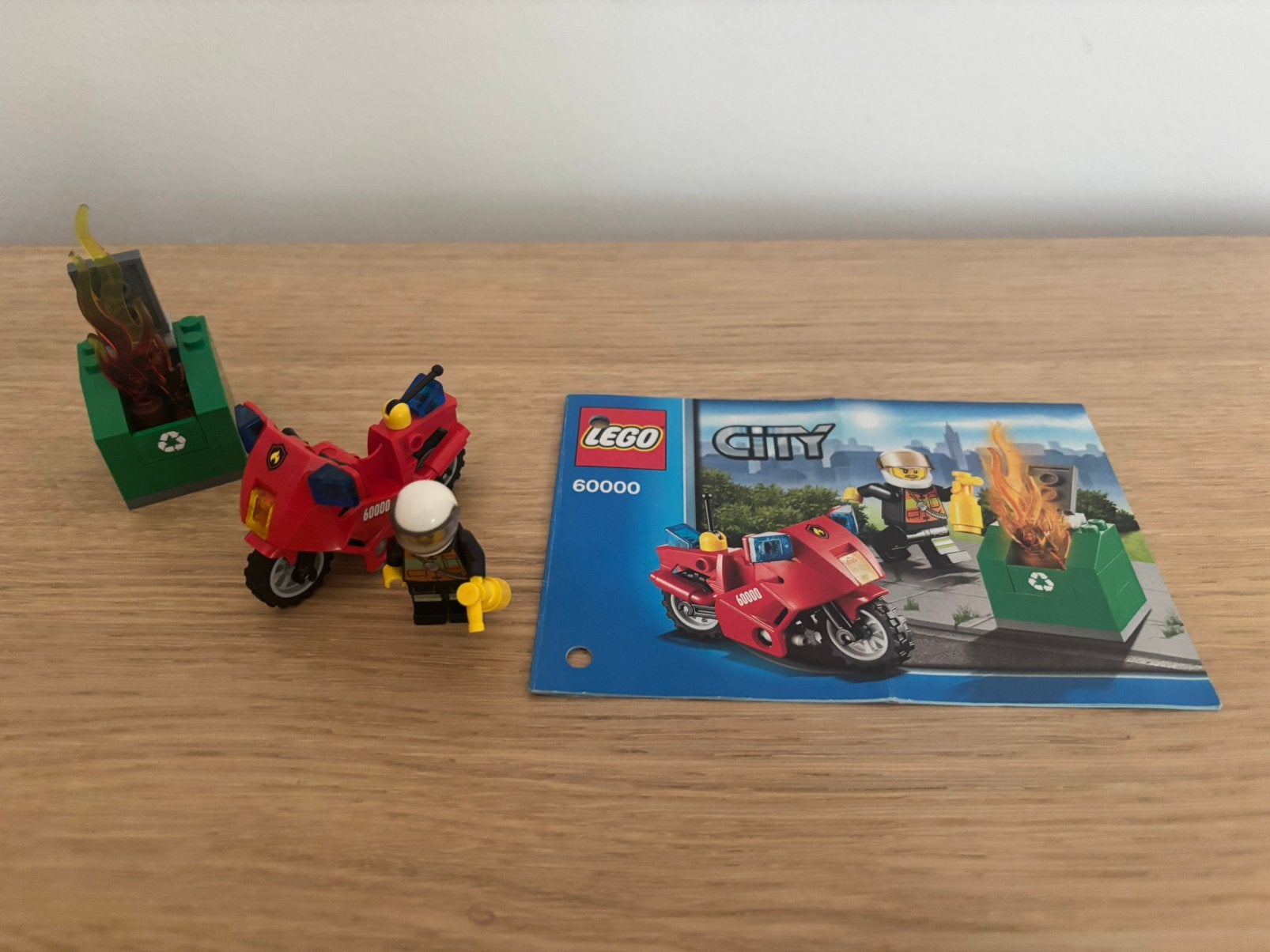 Lego city  Fire Motorcycle 60000, City, Lego, Ophalen of Verzenden, Zo goed als nieuw