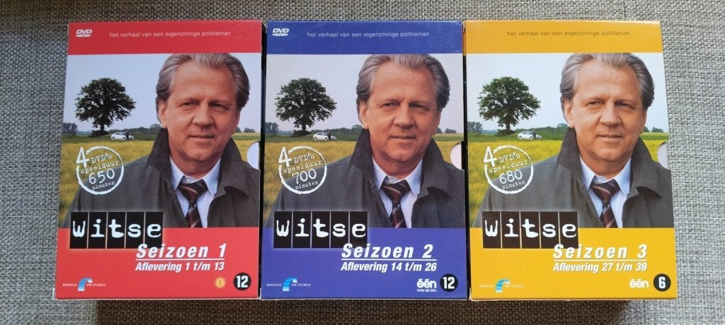 WITSE : de 9 seizoenen in box - als nieuw., Cd's en Dvd's, Ophalen, Zo goed als nieuw, Nederlands, Complete serie