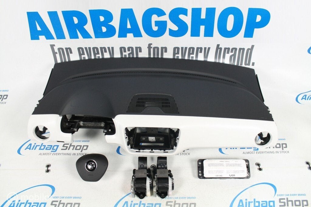 Airbag kit Tableau de bord noir/blanc VW Up facelift, Enlèvement ou Envoi, Utilisé