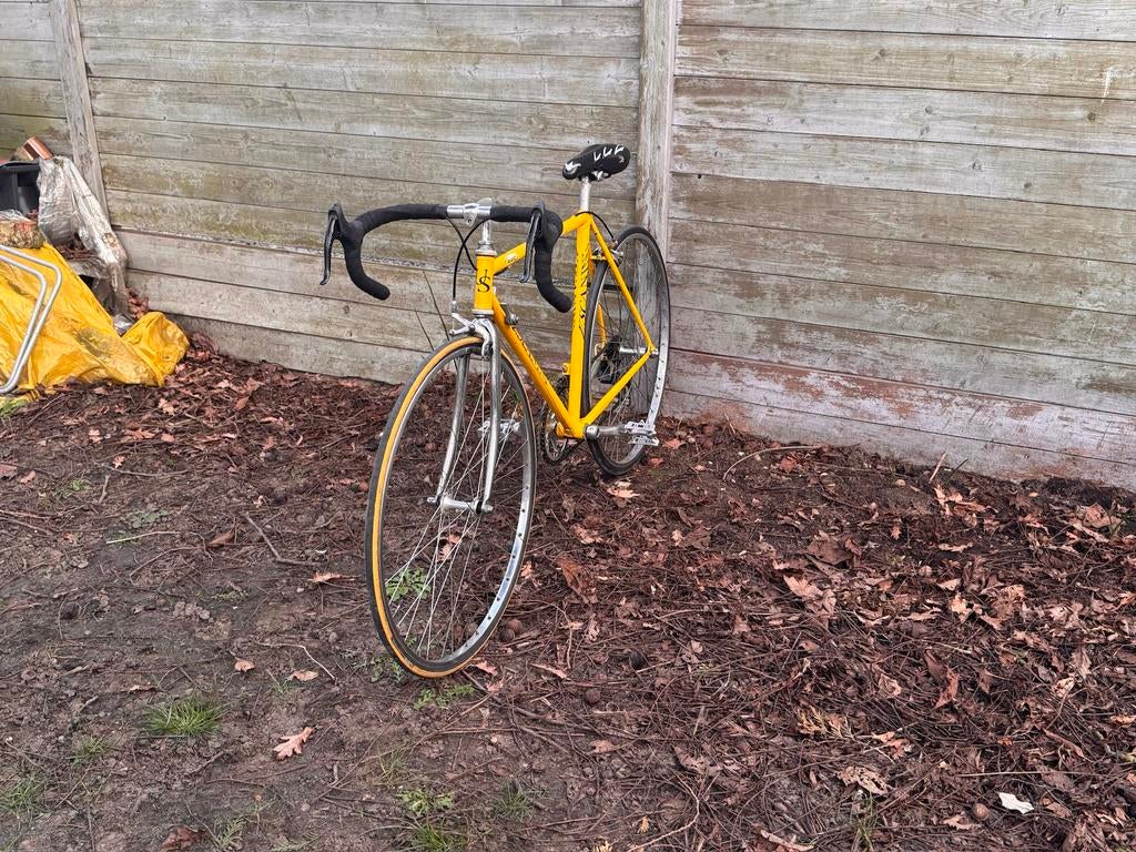 Retro koersfiets, Fietsen en Brommers, 28 inch, Gebruikt, Velgrem, Ophalen of Verzenden