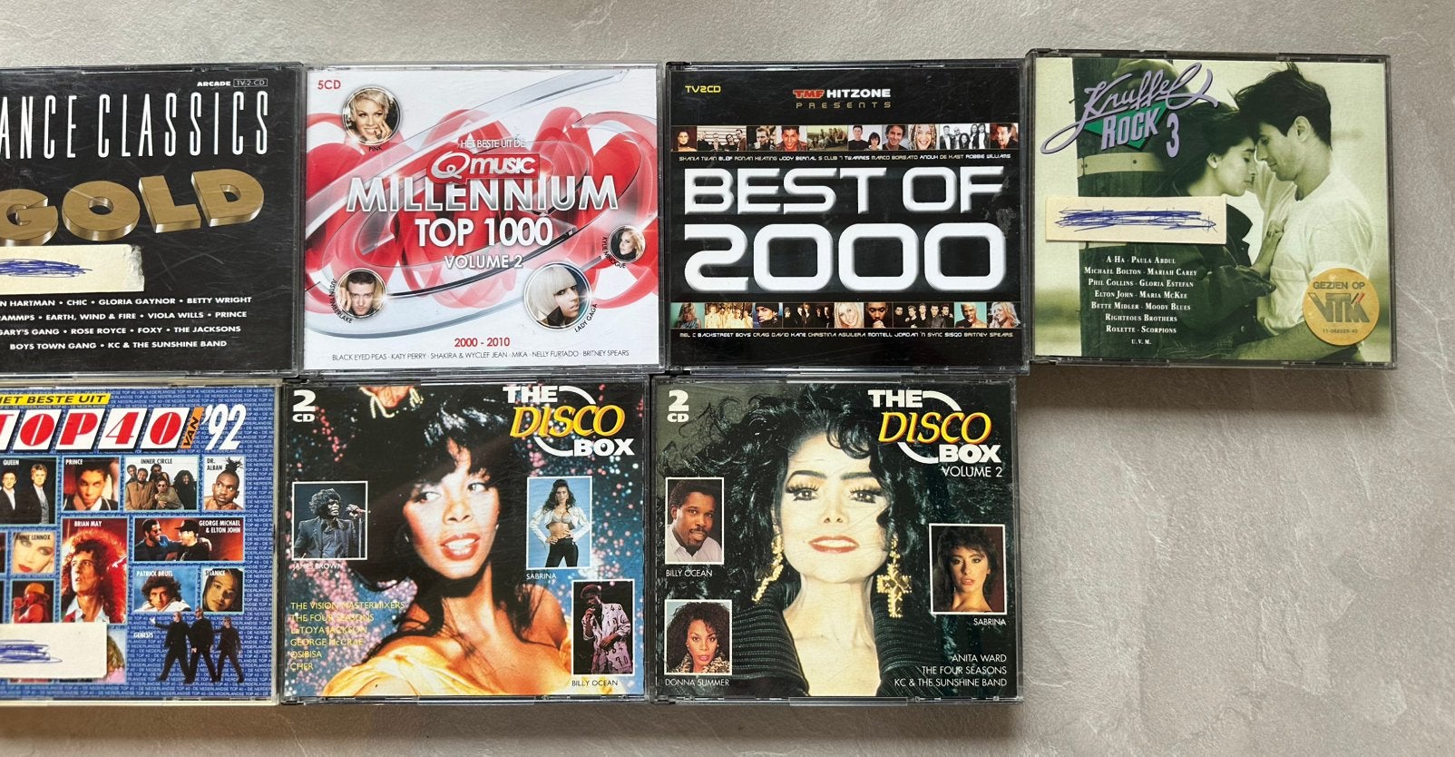 Grote partij nostalgische CD’s 17 discs! Disco, 90s&00s Hits, Enlèvement ou Envoi, Utilisé, Pop