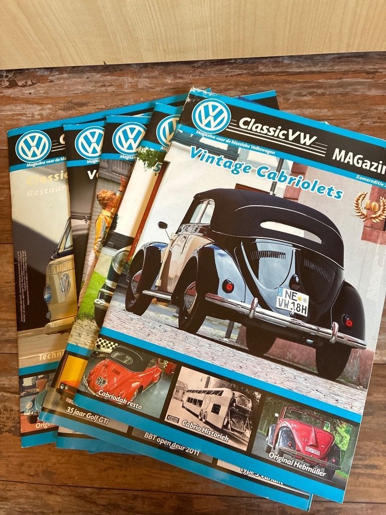 Tijdschriften vw, Ophalen, Gelezen, Volkswagen