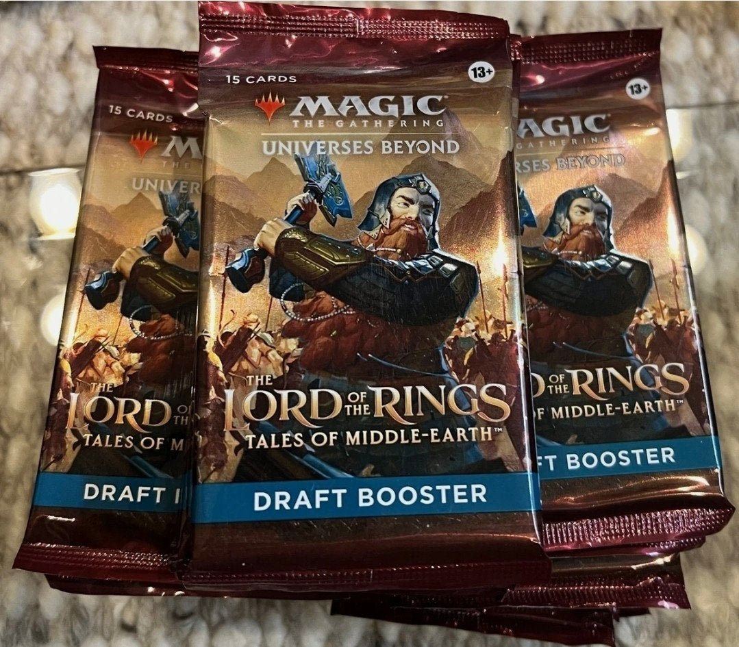 The lord of the rings draft boosters, Hobby en Vrije tijd, Ophalen of Verzenden, Nieuw, Booster, Foil