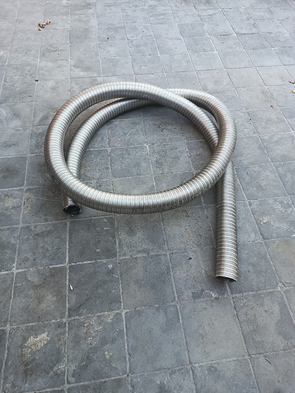 tube de poêle à pellets/tuyau à double paroi /tube de poêle, Neuf, Inox, 60 à 80 mm, 4 à 6 mètres