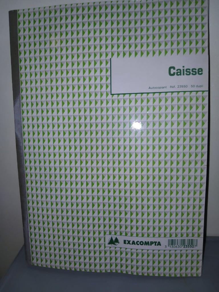 Livre de caisse et livre de recettes, Enlèvement ou Envoi, Neuf