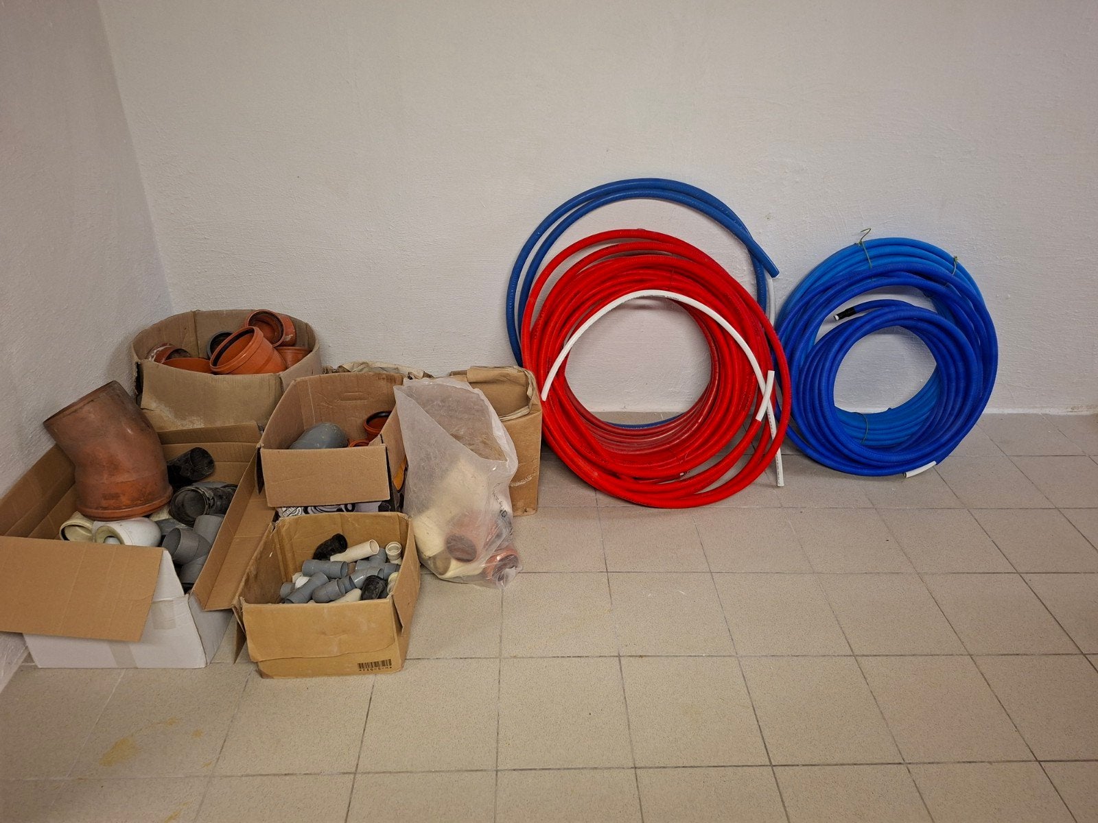 Lot sanitaire hulpstukken en leidingen, Bricolage & Construction, Enlèvement