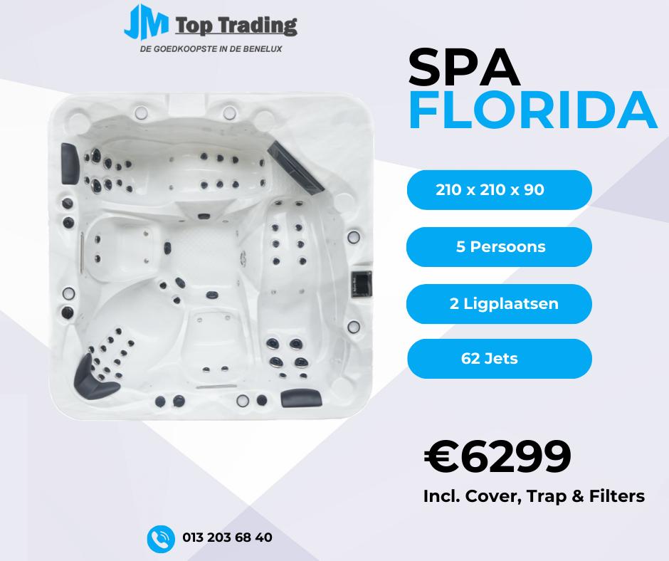 AquaLife Spa (jacuzzi) - Florida 210x210cm 5 pers. (Balboa), Tuin en Terras, Zwembad-toebehoren, Nieuw, Overige typen, Ophalen