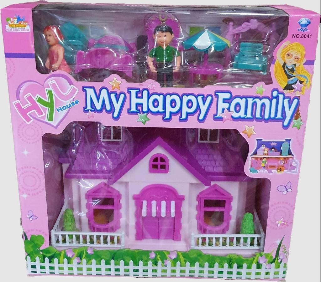My Happy Family huisje, Kinderen en Baby's, Ophalen, Zo goed als nieuw, Poppenhuis