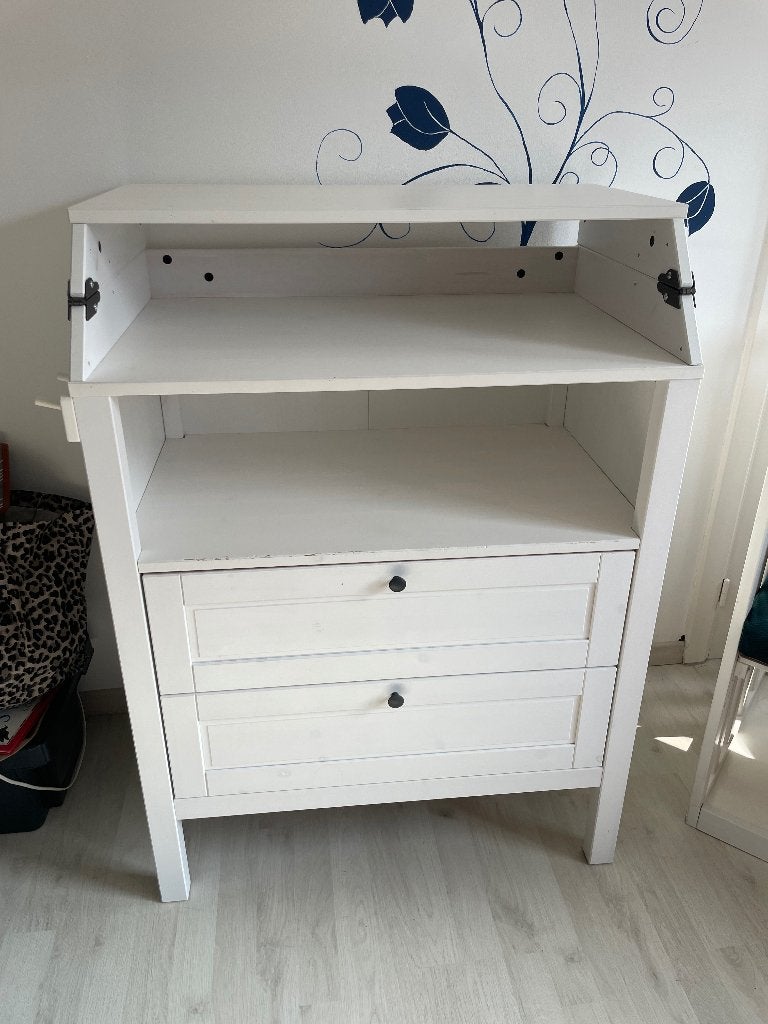 Commode/verzorgingstafel Ikea Sundvik, Kinderen en Baby's, Ophalen, Gebruikt, 70 cm of meer, 105 cm of meer