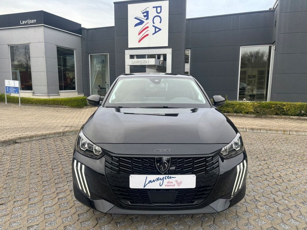 Peugeot 208 Allure Hybrid + Camera360/Navi/Keyless, Auto's, Automaat, Gebruikt, 1199 cc, Bedrijf