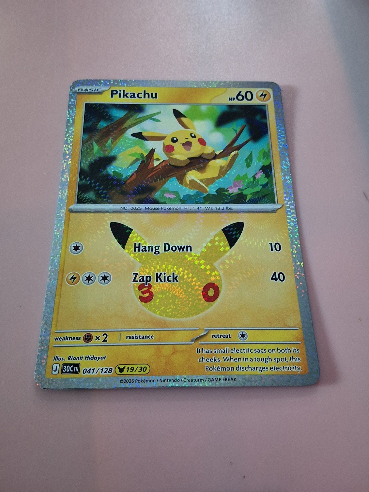 Pikachu 041/128, Ophalen