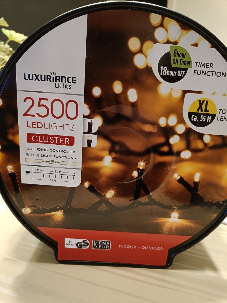 led cluster kerstverlichting, Ophalen, Zo goed als nieuw