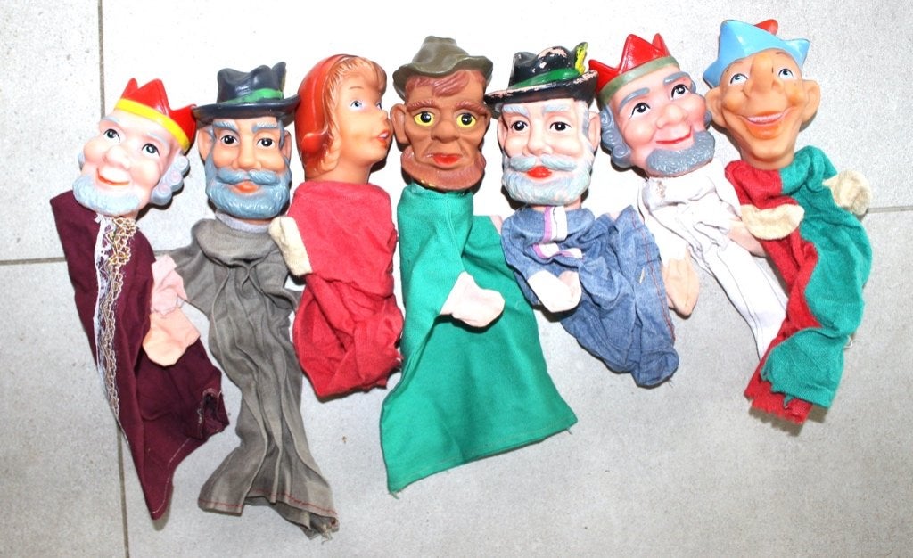 SUPERBE lot de plus de 40 marionnettes à mains et à doigts., Enlèvement ou Envoi