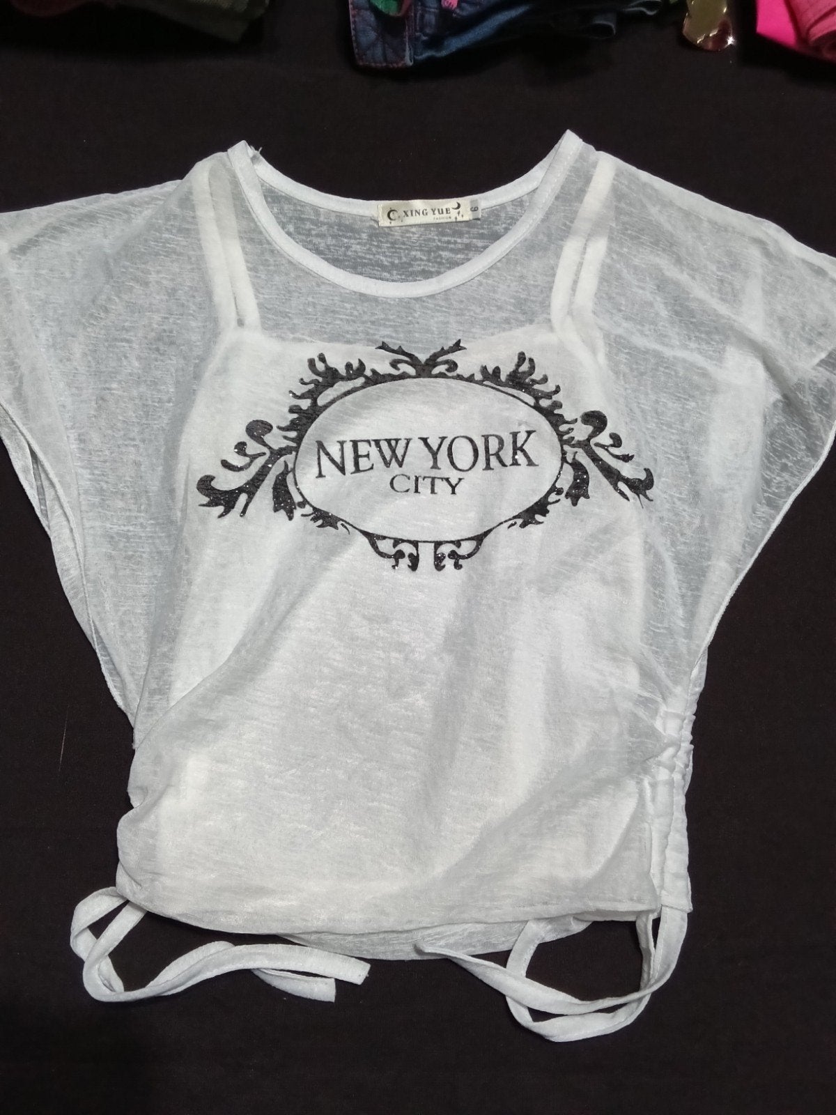 T-shirt blanc neuf, Enfants & Bébés, Enlèvement ou Envoi, Neuf, Fille, Autres types