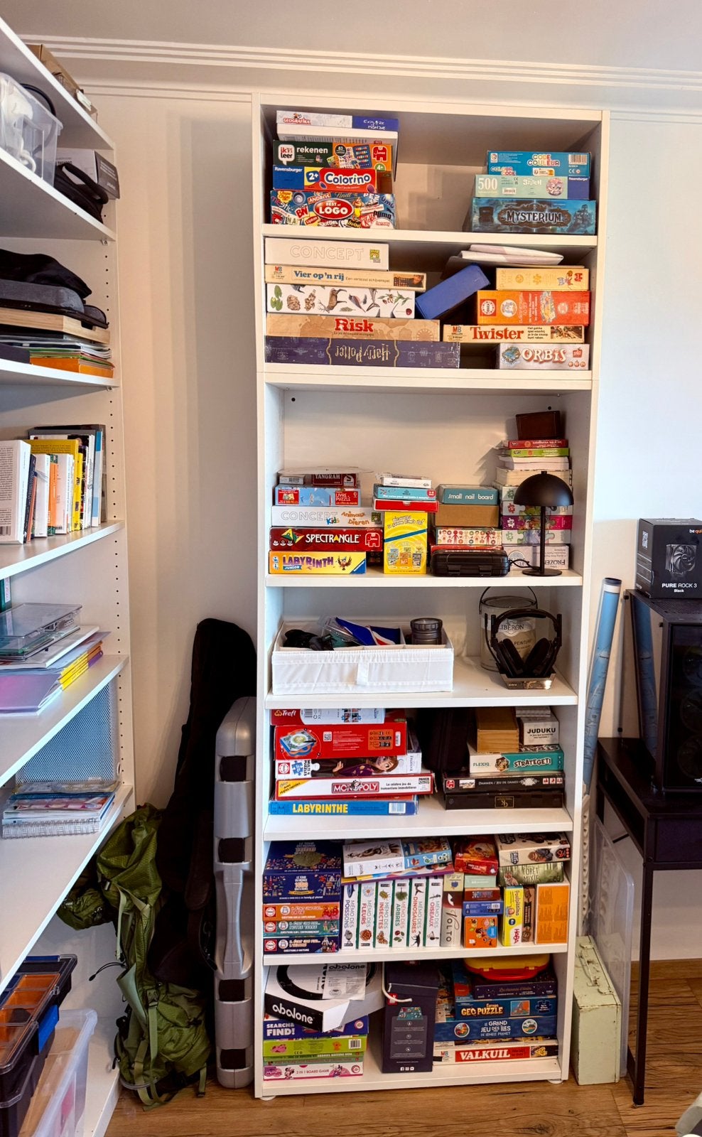 Armoir - bibliothèque blanche ikea, 25 à 50 cm, Avec tablette(s), Comme neuf, Enlèvement
