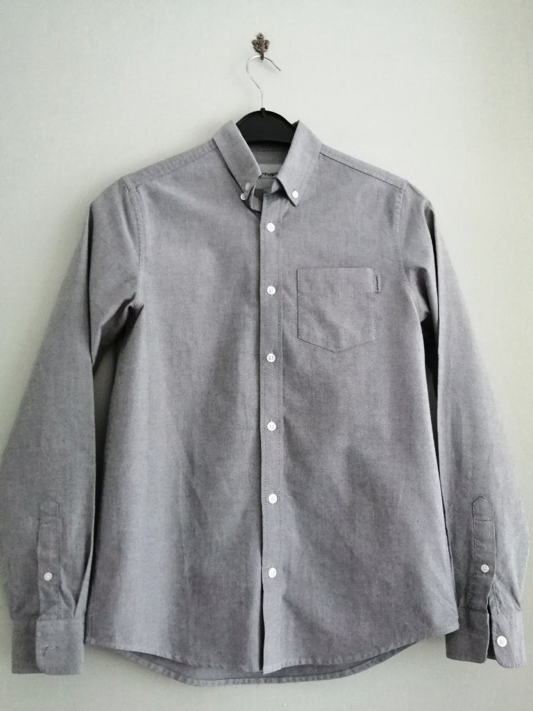 mooi hemd Carhartt maat XS, Kleding | Heren, Overhemden, Halswijdte 38 (S) of kleiner, Carhartt, Ophalen of Verzenden, Grijs
