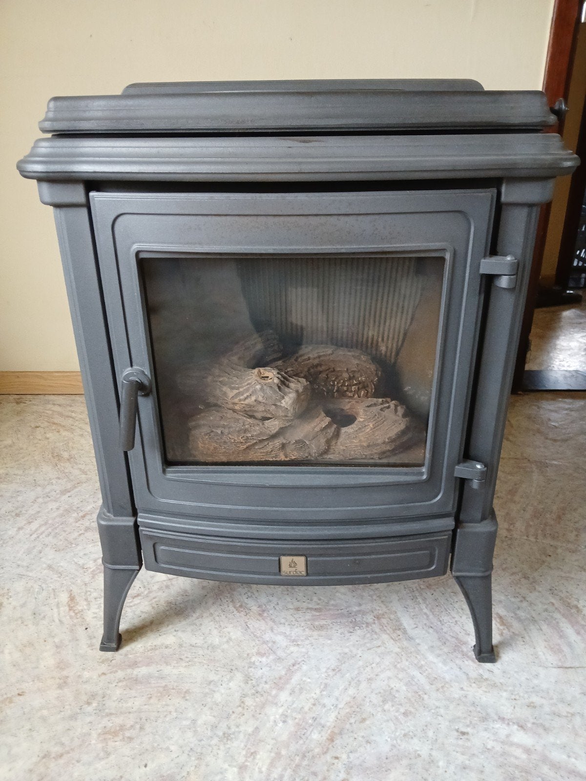 Gietijzeren gaskachel Surdiac Fonte 8 7,5Kw, Huis en Inrichting, Ophalen, Gebruikt, Gas, Vrijstaand