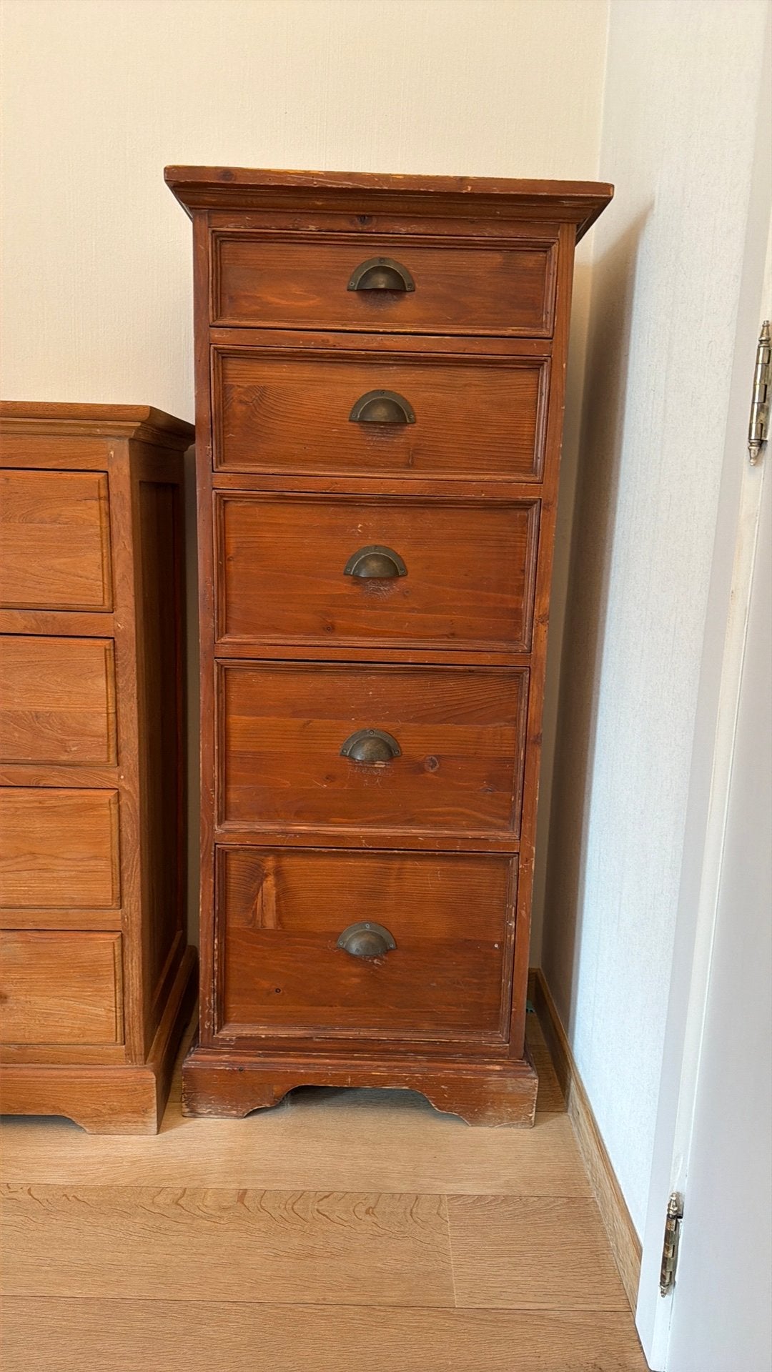 Antieke kast met laden, 25 à 50 cm, 5 tiroirs ou plus, Enlèvement, Utilisé