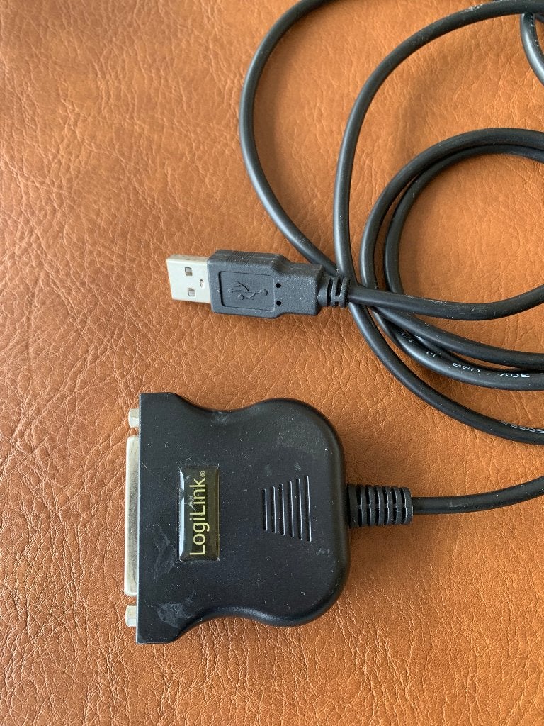 LogiLink USB naar Parallel DB25 printeradapter – UA0054A, Enlèvement ou Envoi, Utilisé