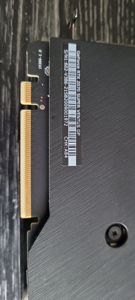 GeForce RTX 2070 Super Ventus GP, Computers en Software, Verzenden, Gebruikt, GDDR6