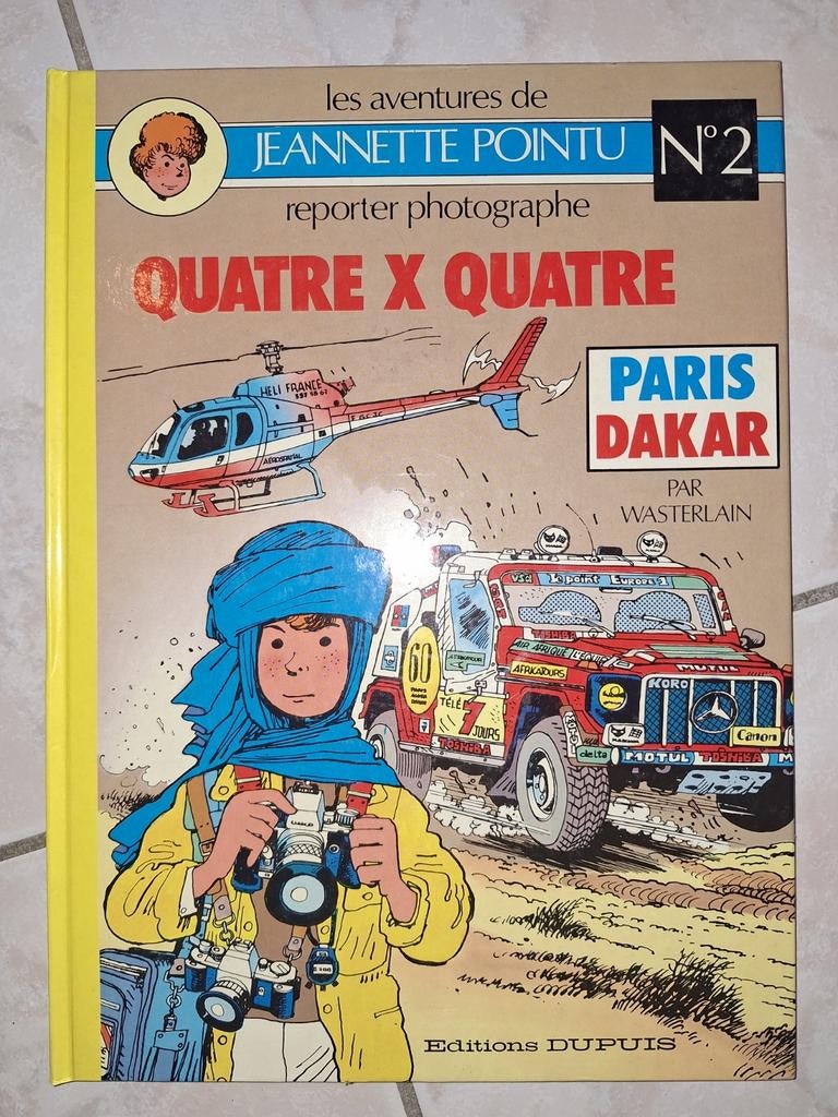 Jeannette Pointue 4 Quatre X Quatre Paris Dakar, Une BD, Utilisé