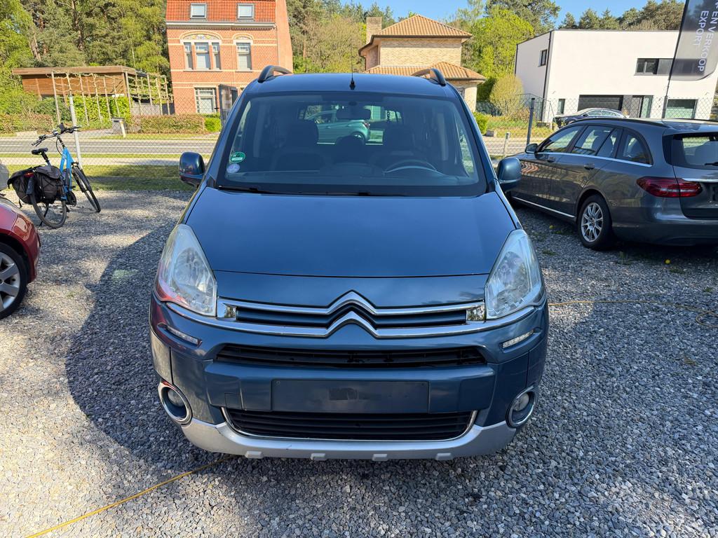 Citroën Berlingo Multispace 1.6B EURO5b '14 + 12M GARANTIE, Auto's, Euro 5, Stof, Gebruikt, Zwart