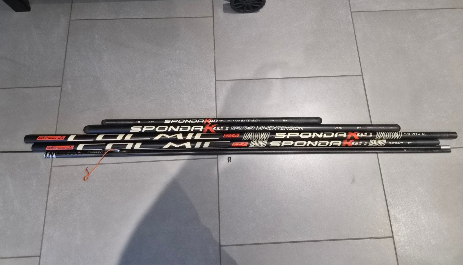 colmic sponda K4.0 en 7m, Ophalen, Gebruikt, Vaste hengel