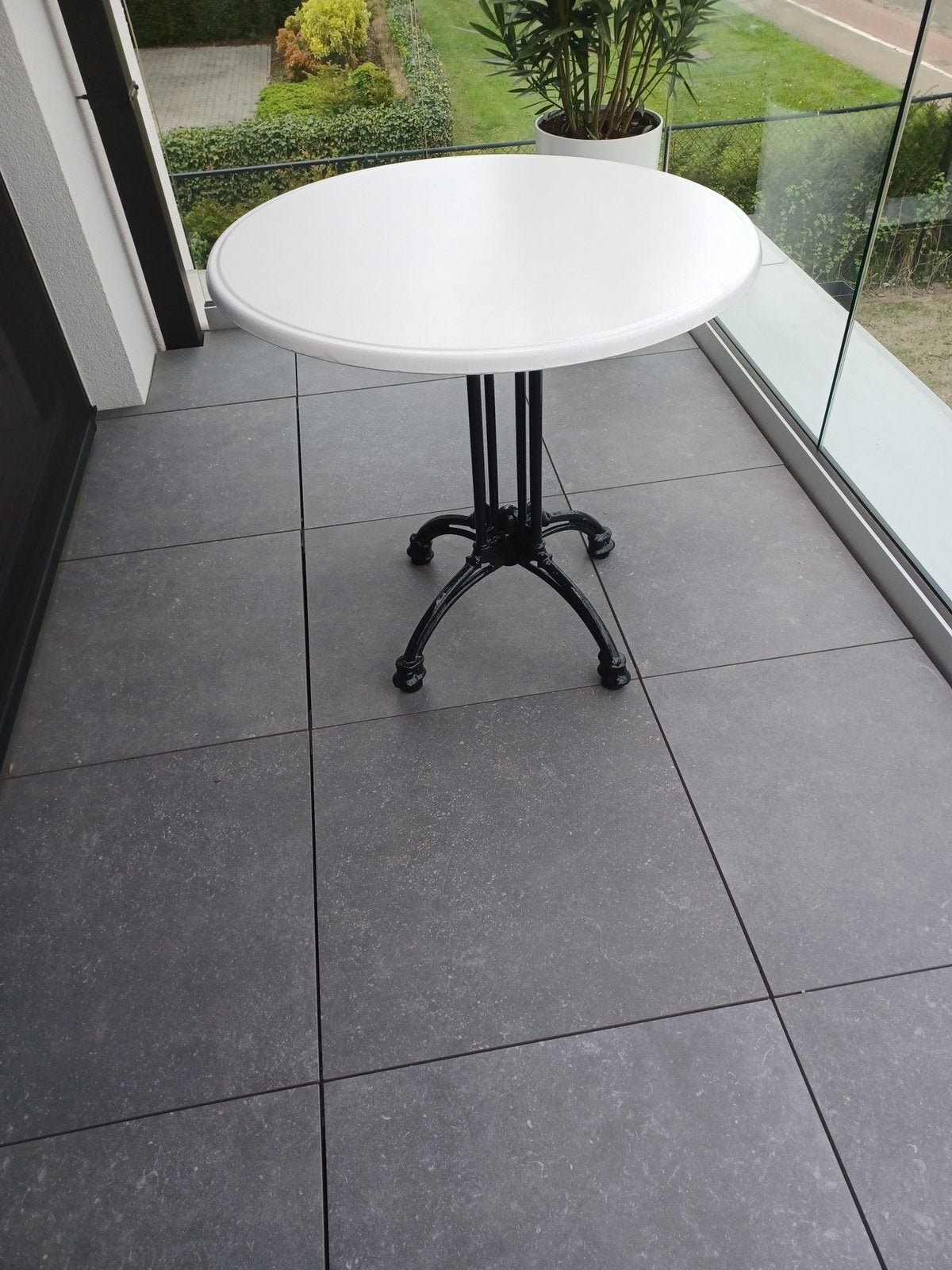 Rond tafel  80 cm, Tuin en Terras, Tuintafels, Ophalen, Gebruikt, Rond
