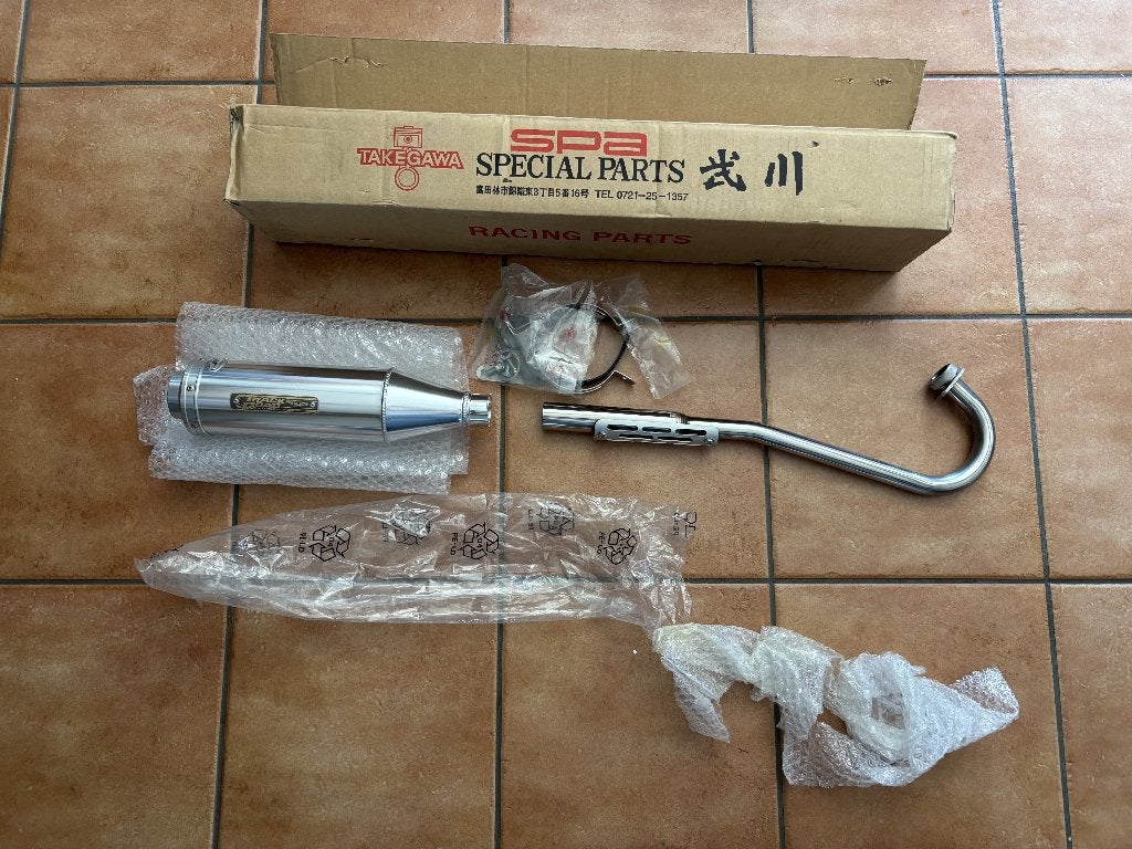 Honda APE50 APE100 XR50 XR100 TAKEGAWA uitlaatpijp, Motoren, Onderdelen | Honda, Ophalen of Verzenden