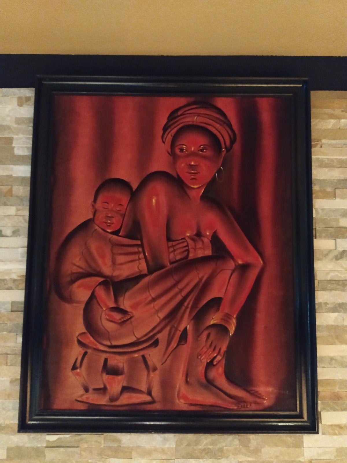 Afrikaans schilderij, Enlèvement