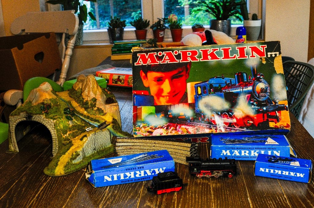 Vintage Märklin H0 Treinset met 2 Locomotieven & Wagons, Hobby & Loisirs créatifs, Analogique, Courant alternatif, Enlèvement