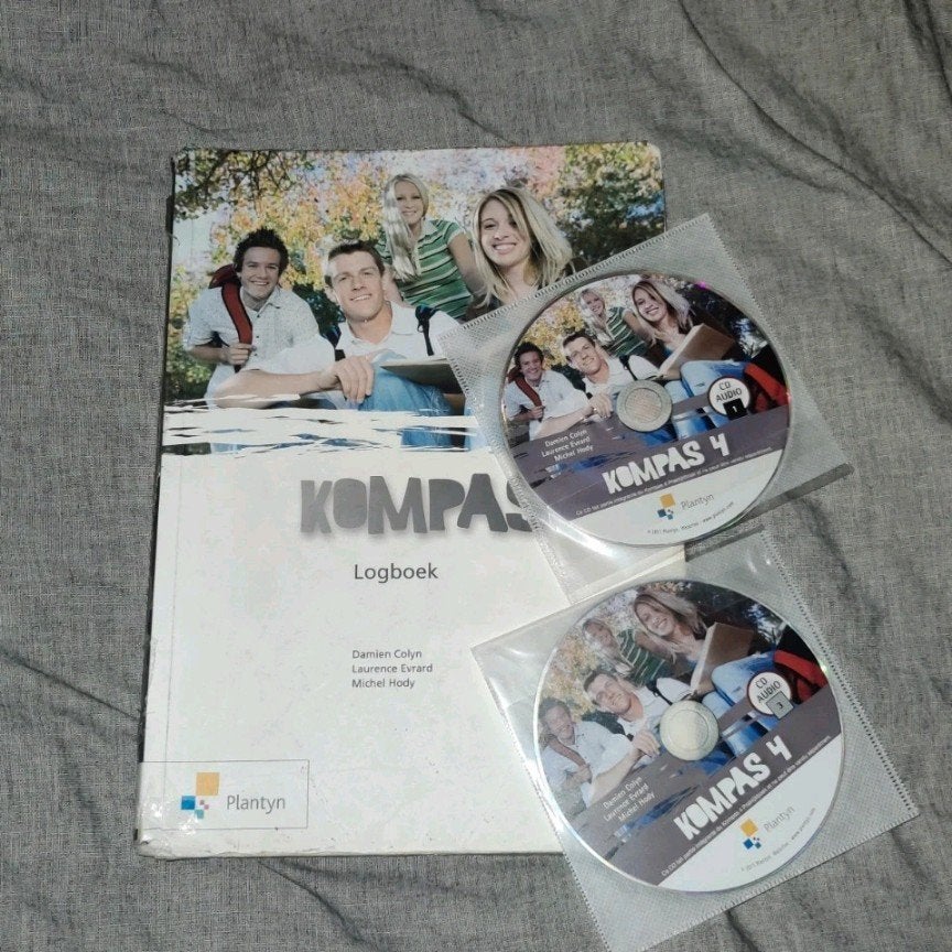 Livre scolaire: néerlandais : Kompass 4, Enlèvement ou Envoi, Utilisé, Secondaire, Néerlandais