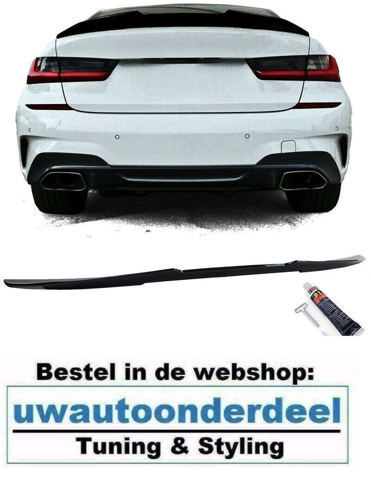 Achterklep Ducktale Spoiler Glans Zwart Voor Bmw 3 Serie G20, Verzenden