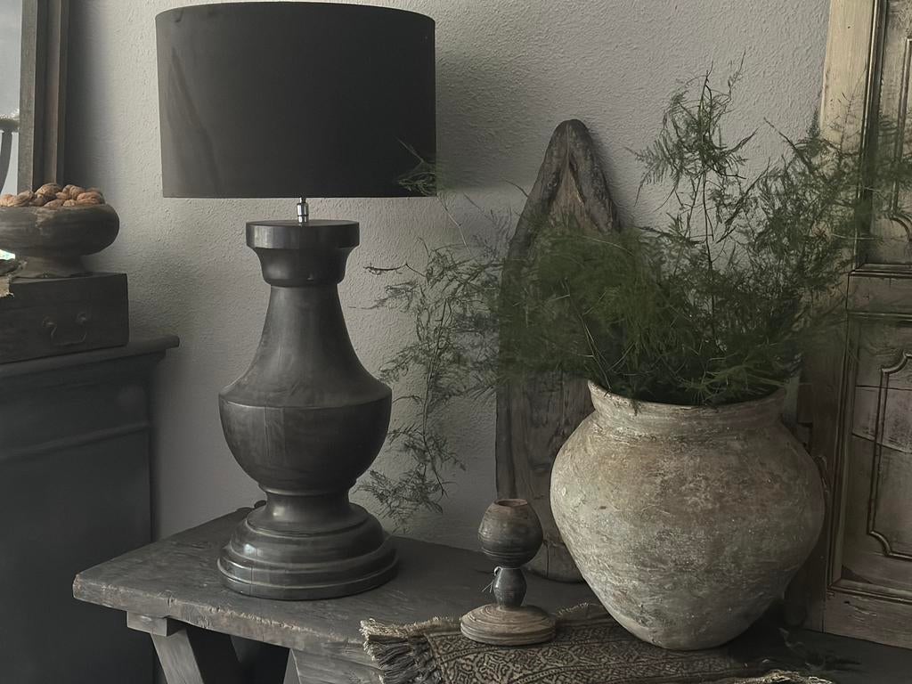 Houten balusterlamp Aura Peeperkorn, Maison & Meubles, Lampes | Abat-jour, Neuf, Enlèvement ou Envoi