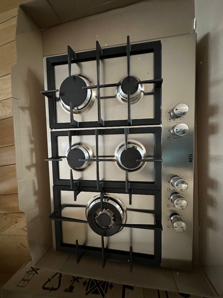 Table de cuisson au gaz, Electroménager, Tables de cuisson, Gaz, Encastré, Comme neuf, Enlèvement