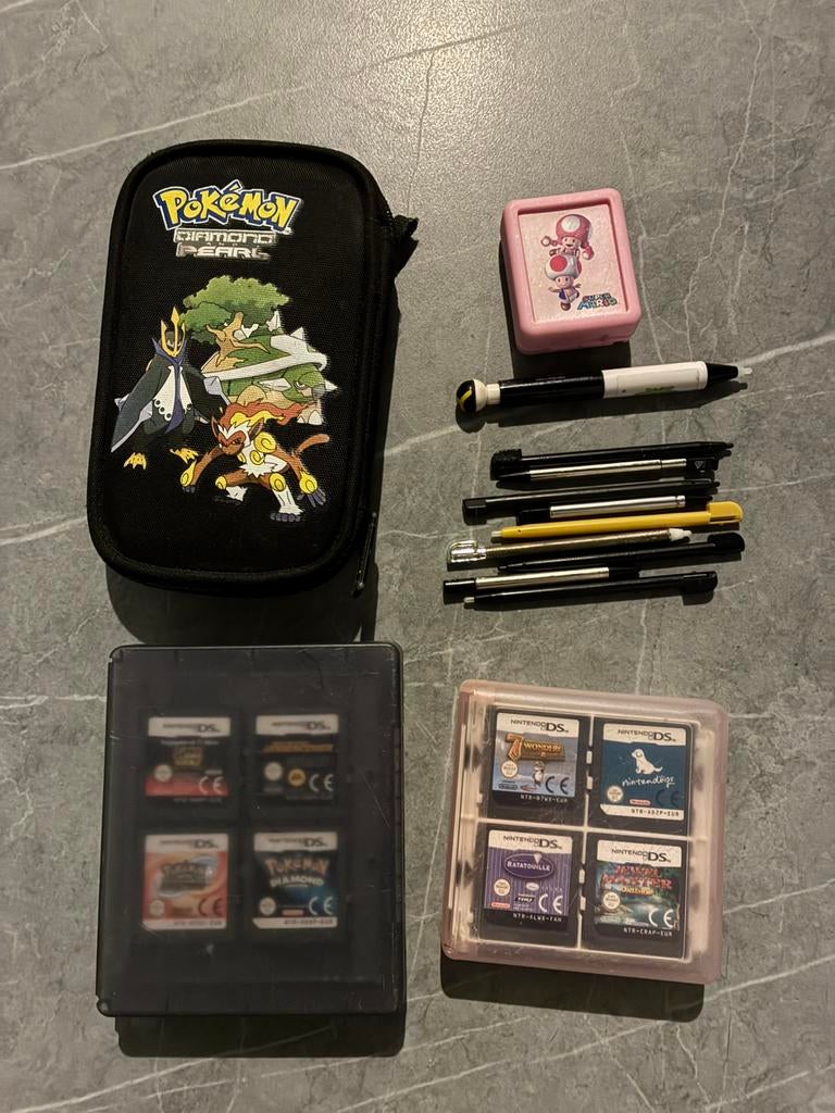 Nintendo ds lite toebehoren en games, Games en Spelcomputers, Games | Nintendo DS, Gebruikt, Avontuur en Actie, 1 speler, Vanaf 3 jaar