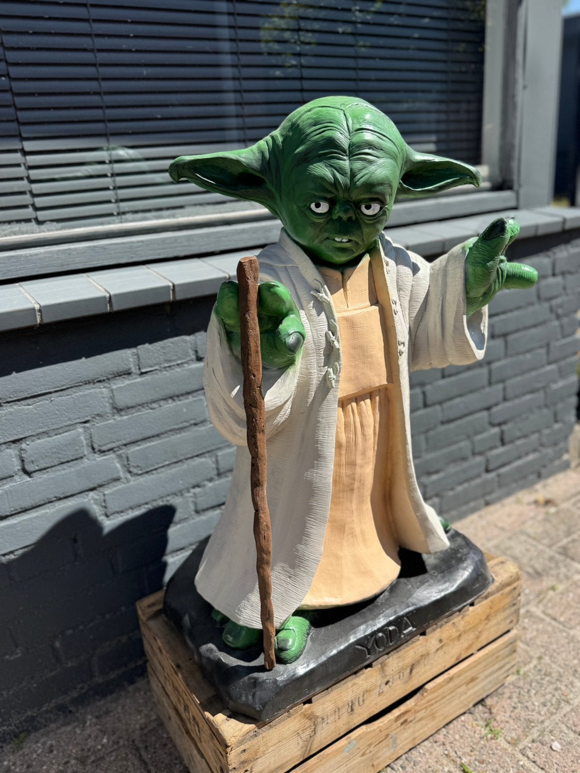 StarWars Beeld Yoda groot formaat, Ophalen, Gebruikt, Fantasy